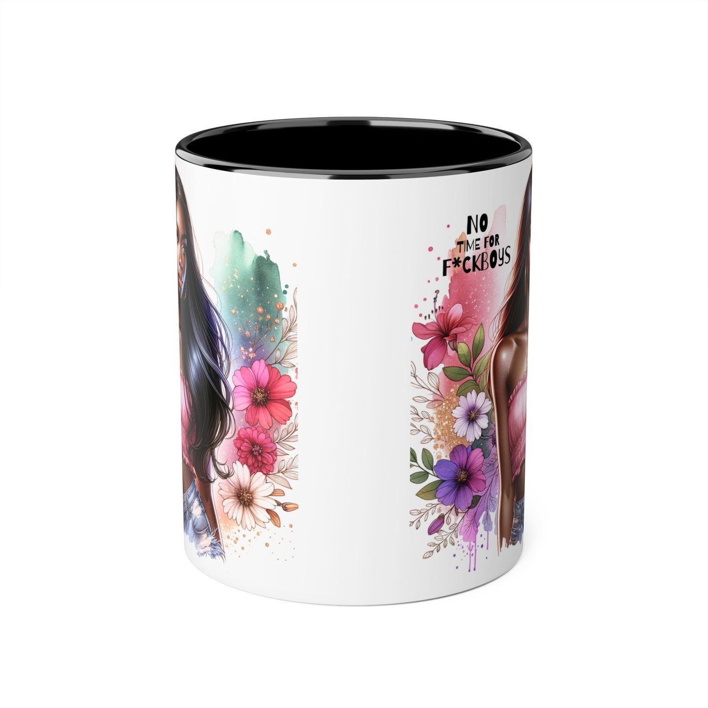 Funny Accent Mug - No Time For F*boys 11oz