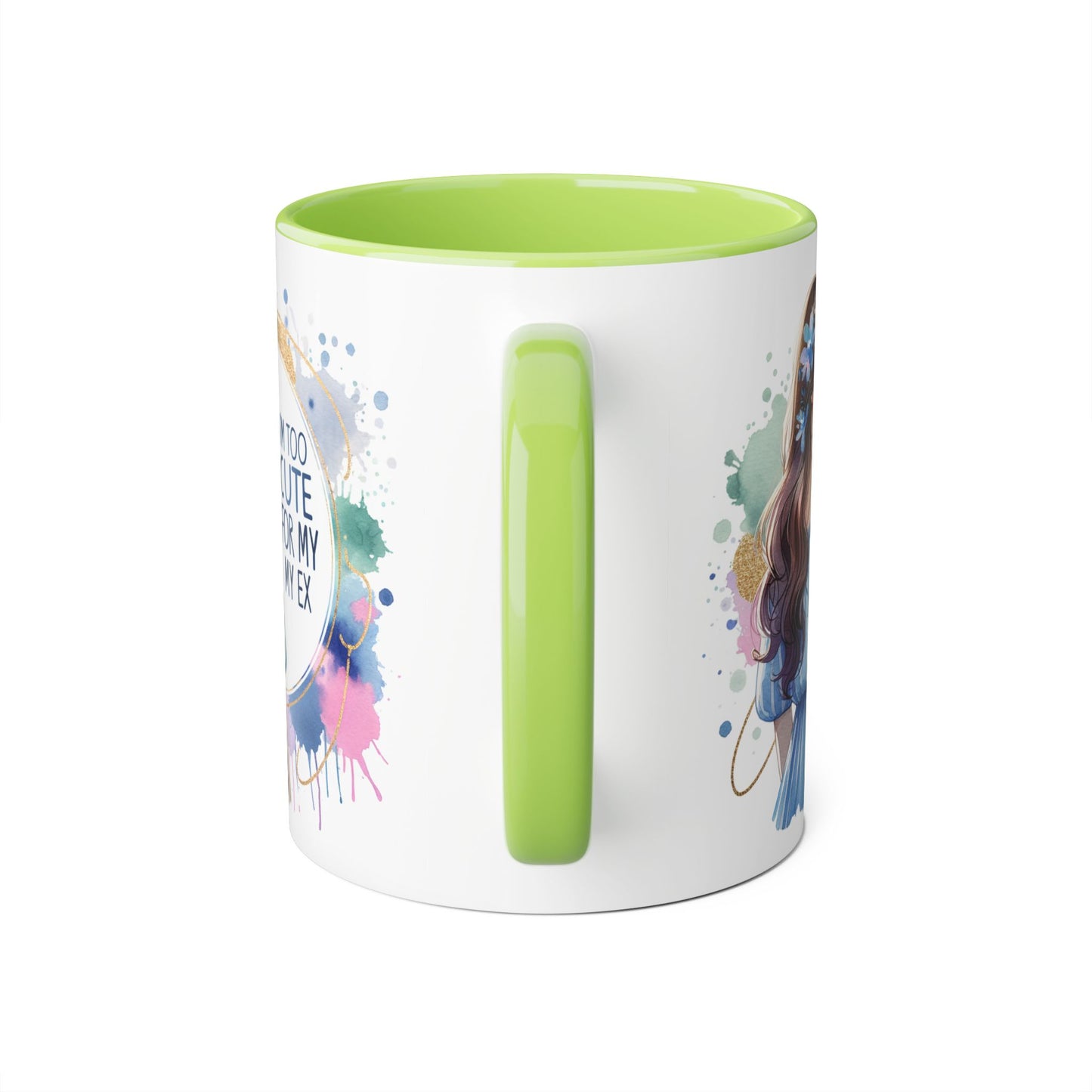 Cute Ex-Quote Accent Mug, Funny Gift for Best Friend, Coffee Lover, Unique kitchen Decor, Cute Quote Mug