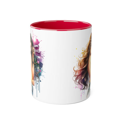 Vibrant Artist Accent Mug - Perfect for Coffee Lovers, Unique Gift Idea, Trendy Drinkware, Stylish Home Decor, Birthday or Celebration