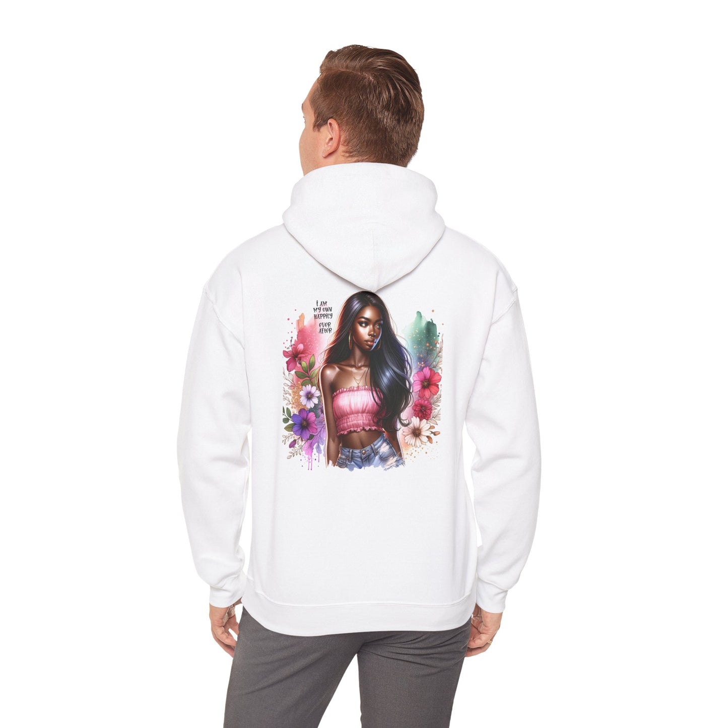 I Am My Own Happily Ever After Cosmic Vibes Unisex Hoodie with Artistic Design