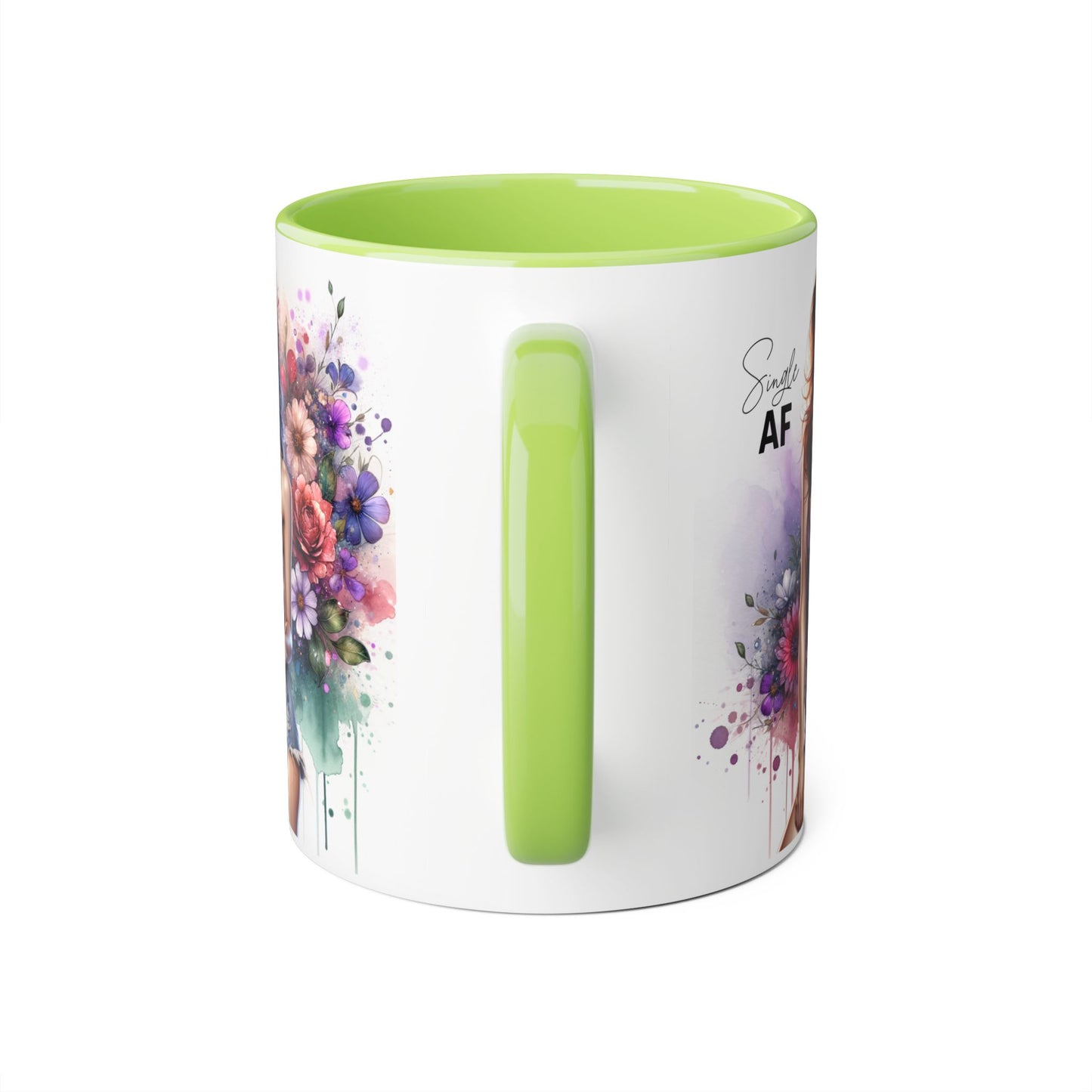 Floral Art Mug with Sassy Quote, Coffee Cup for Gifts, Tea Lovers, Home Decor, Mother's Day, Birthday