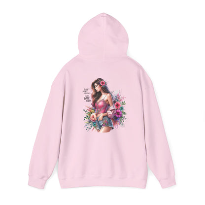 I Don`t  Make Mistakes, I Just Date Them Floral Bliss Unisex Hooded Sweatshirt - Cozy Gift, Bohemian Style, Comfortable Layer, Everyday Wear, Spring Fashion