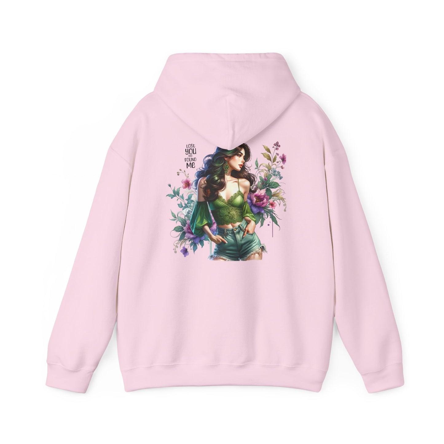 Breakup Hoodie - Unisex Hooded Sweatshirt Lost You and Found Me Design