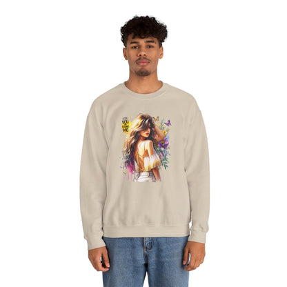 Lost You And Found Me Bohemian-Themed Crewneck Sweatshirt with Floral Design, Cozy Casual Wear, Gift for Her, Everyday Comfort, Family Gatherings, Spring Fashion