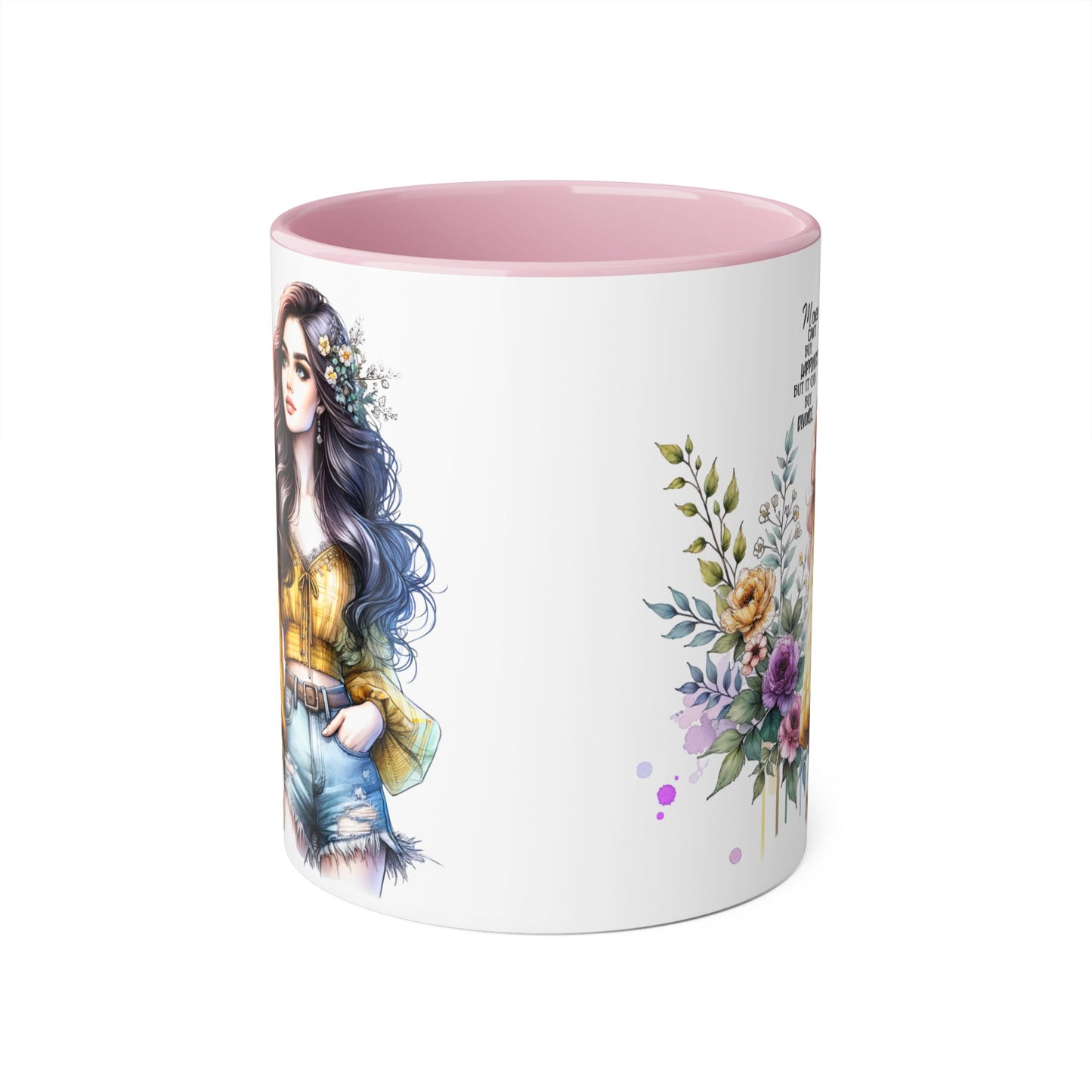 Mug Money Can't Buy Happiness But It Can Buy Divorce Humoristic 11oz Accent Mug