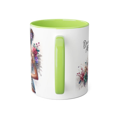 Divorced AF Accent Mugs for Empowerment, Self-Love Gifts, Coffee Lovers, Divorce Party Accessories, Inspirational Drinkware