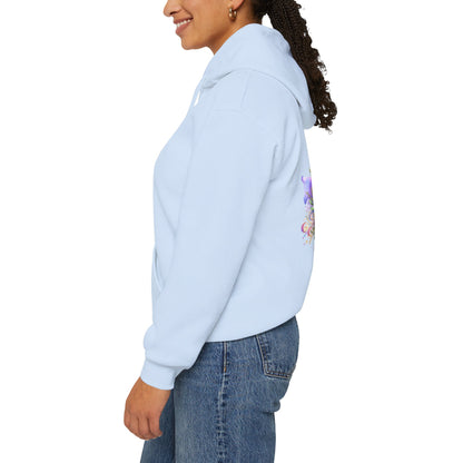 Thank U, Next Whimsical Fairy Art Hooded Sweatshirt, Cozy Apparel, Unique Gift, Casual Wear, Comfortable Layer