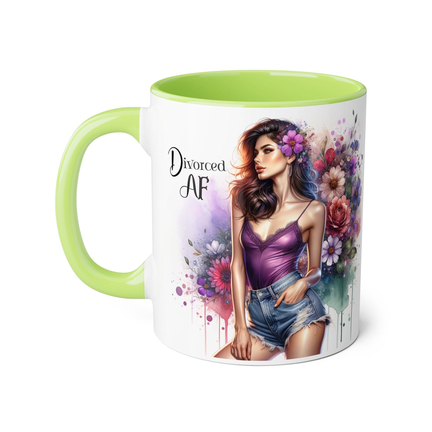 Mug - Divorced AF 11oz Accent Mug