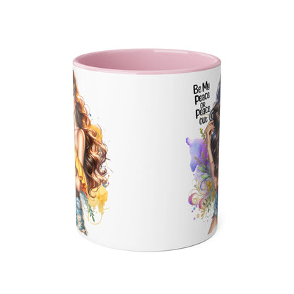 Mug - Be My Peace or Peace Out Accent 11oz