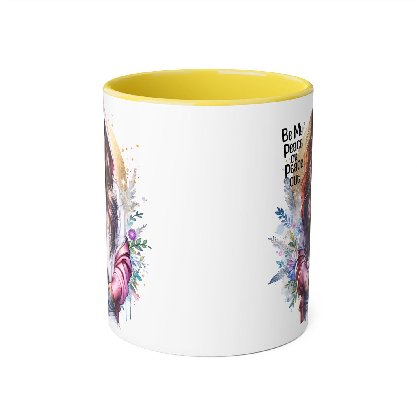 Mug - Be My Peace or Peace Out Accent Mug