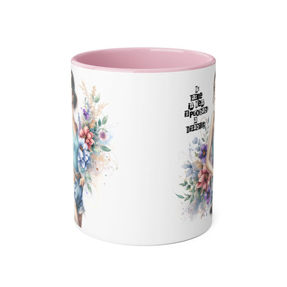 Funny Accent Mug - My Taste in Men is Probably a Disability Humor 11oz Cup