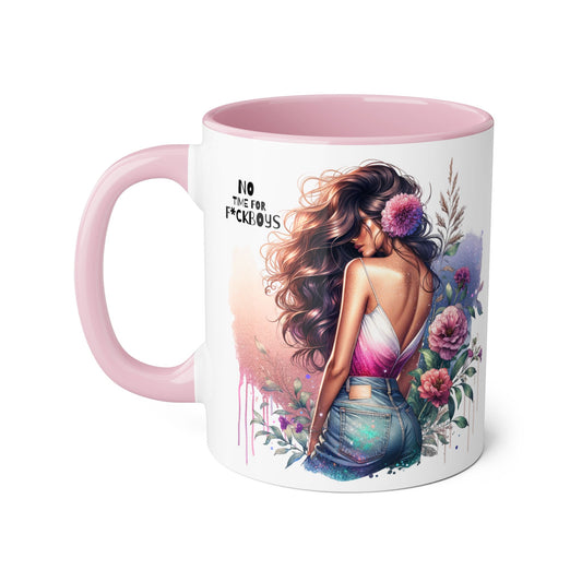 Funny Accent Mug - No Time For F*boys 11oz
