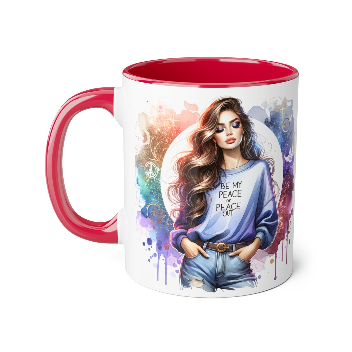 Accent Mug - Be My Peace or Peace Out 11oz