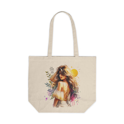 I Am My Own Happily Ever  After Stylish Canvas Shopping Tote - Perfect for Grocery, Beach Days, or Everyday Use, Eco-Friendly Tote Bag for Fashion Lovers
