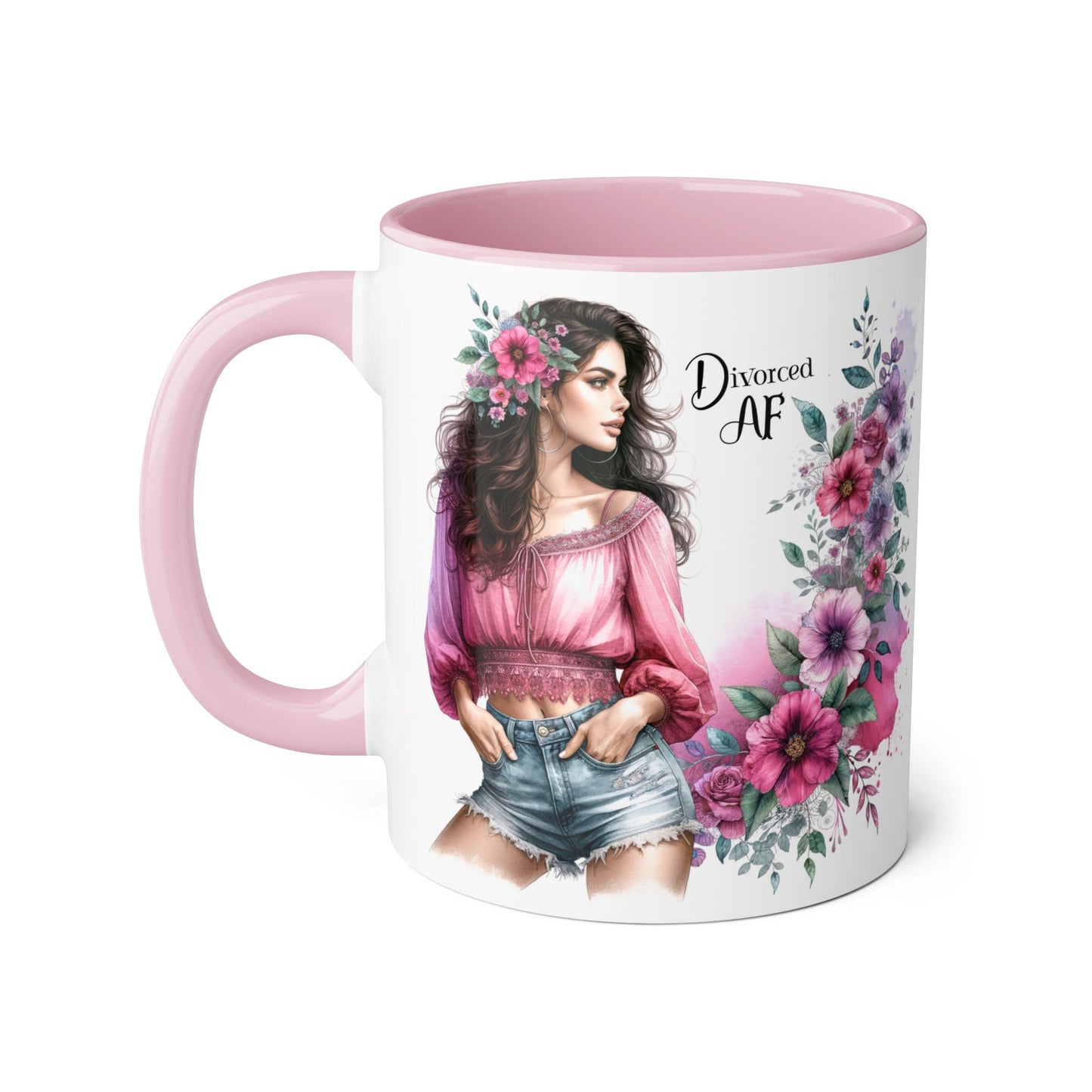 Stylish Floral Accent Mug, Perfect Gift for Divorced Friends, Motivational Coffee Cup, Unique Home Decor, Self-Love Reminder, Fun [...]