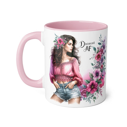 Stylish Floral Accent Mug, Perfect Gift for Divorced Friends, Motivational Coffee Cup, Unique Home Decor, Self-Love Reminder, Fun [...]