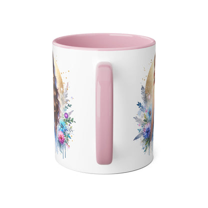 Straight Outta Divorced Humoristic Floral Accent Mugs - Unique Gift for Coffee Lovers, Home Decor, Birthday Gift, Art Mug, Personalized Drinkware
