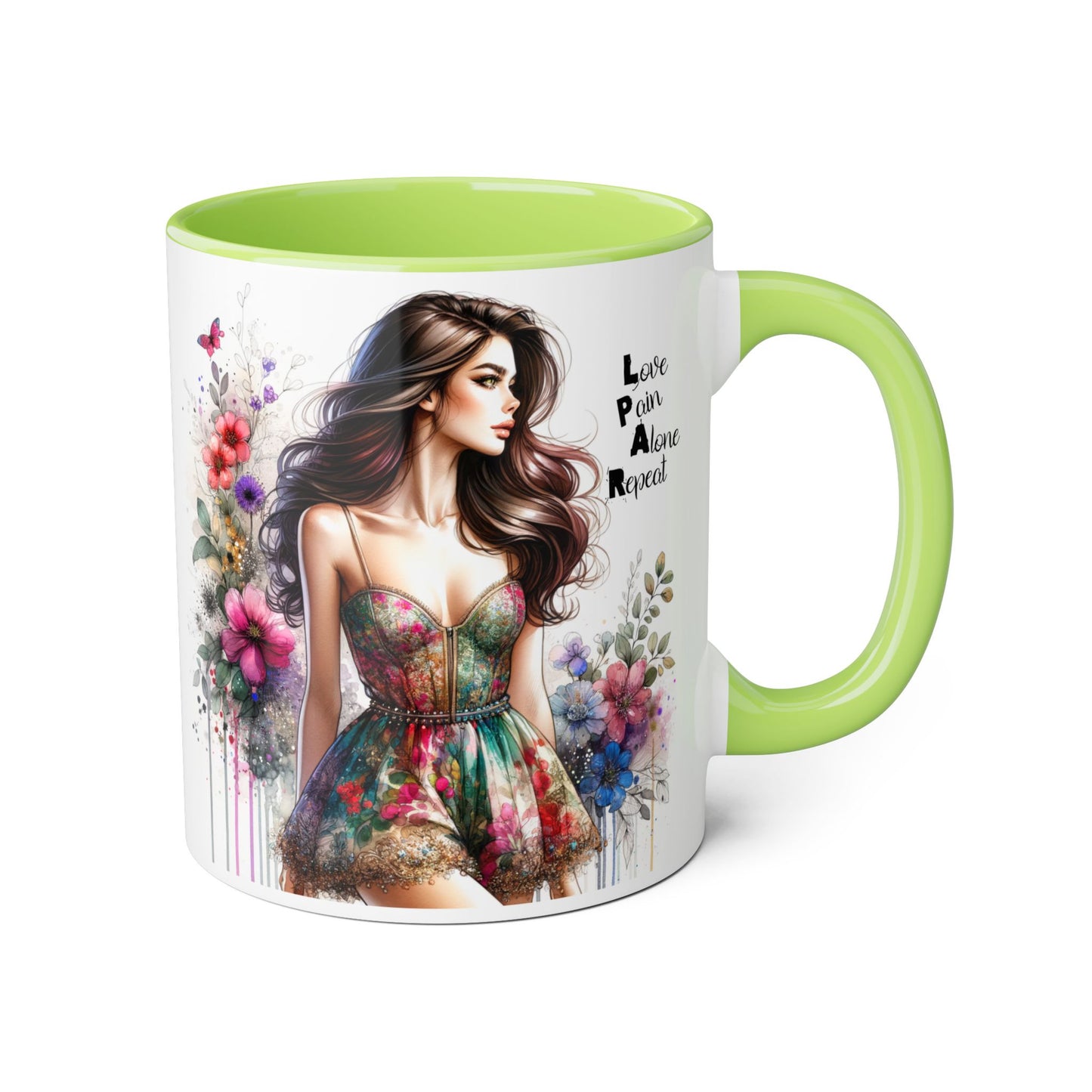 Chic Floral Accent Mug | Inspirational Coffee Cup, Perfect Gift for Friends, Tea Lovers, Birthday, Encouragement, Appreciation