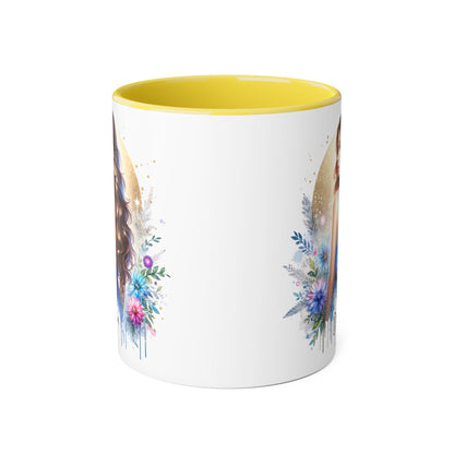 Divorced AF Accent Mug, Floral Coffee Cup, Inspirational Gift for Her, Breakup Recovery, Self-Love Celebrations, Unique Birthday Present