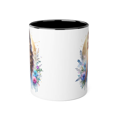 Straight Outta Divorced Humoristic Floral Accent Mugs - Unique Gift for Coffee Lovers, Home Decor, Birthday Gift, Art Mug, Personalized Drinkware