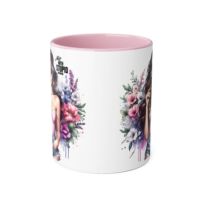 Mug - Not With Stupid Anymore Humoristic 11oz Accent Mug