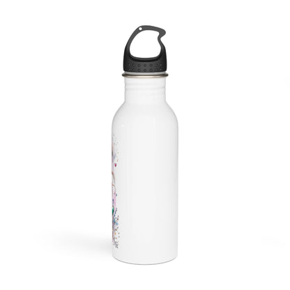 Stainless Steel Water Bottle - 'I Am My Own Happily Ever After' Inspirational Design for Fashion Lovers