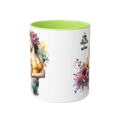 Funny Accent Mug - My Taste in Men is Probably a Disability Humor 11oz Cup