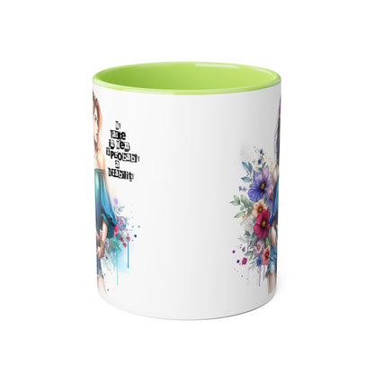 Funny Accent Mug - My Taste in Men is Probably a Disability Humor 11oz Cup