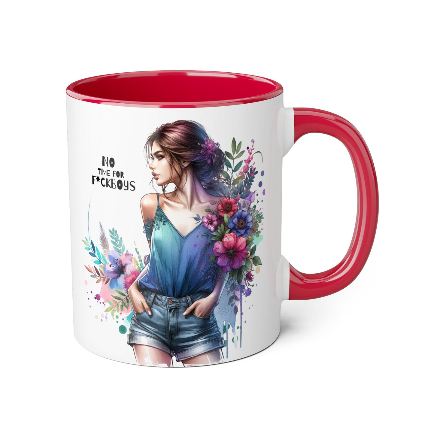 Funny Accent Mug - No Time For F*boys 11oz