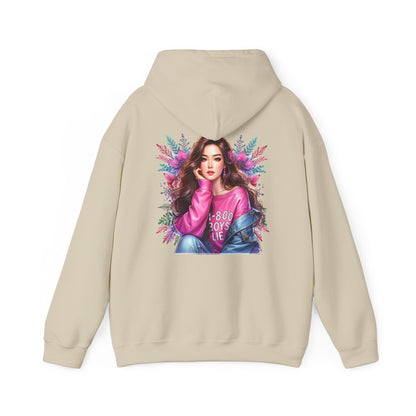1-800-Boys-Lie Stylish Graphic Hoodie for Trendsetters, Cozy Hooded Sweatshirt, Fashionable Streetwear, Perfect Gift for Her, Everyday Comfort