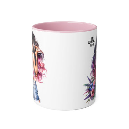 It's Not Me, It's You Humoristic Styled Floral Accent Mug - Perfect Gift for Her, Coffee Lover, Mother’s Day, Birthday, Home Decor, Personalized Tea Cup