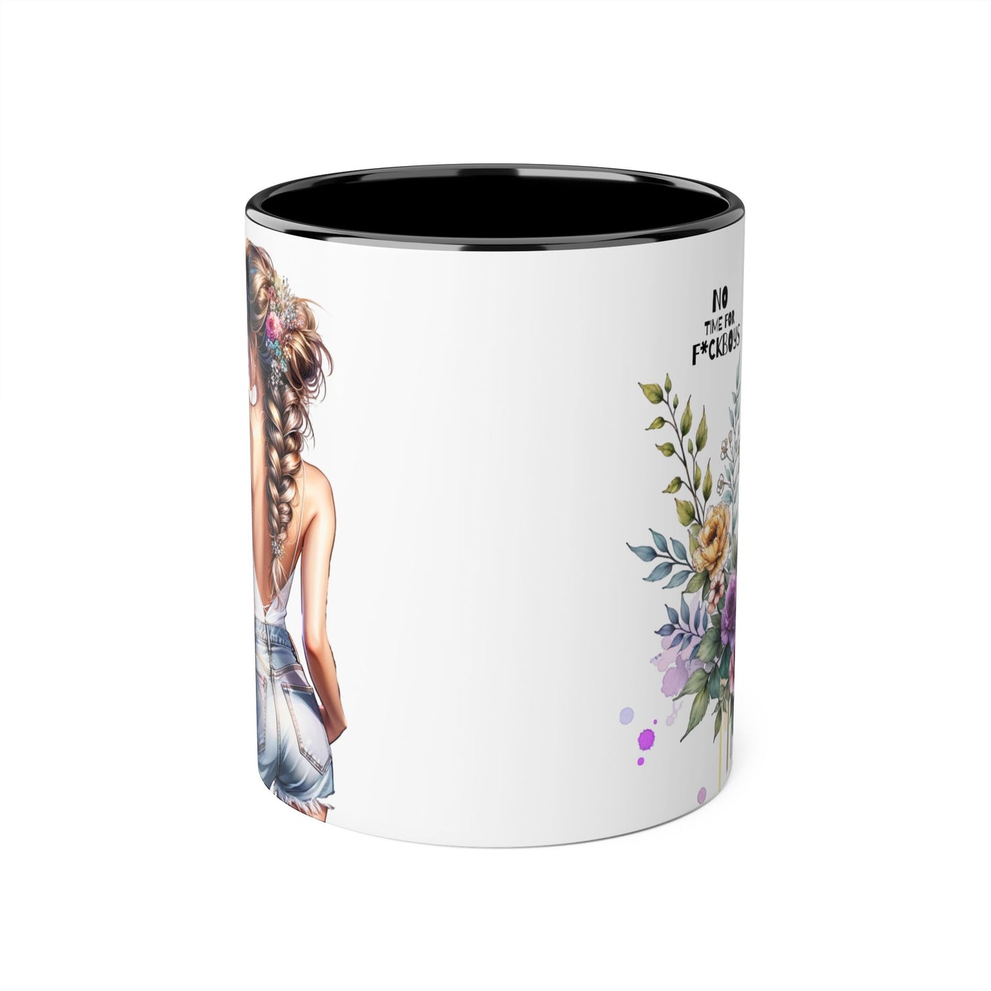 Funny Accent Mug - No Time For F*boys 11oz