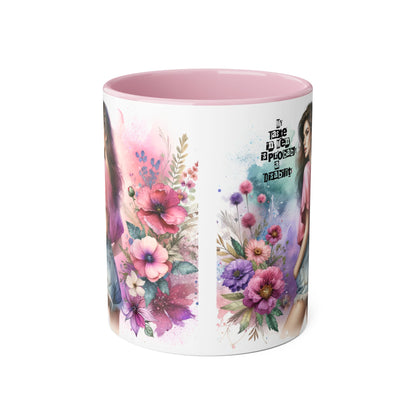 Funny Accent Mug - My Taste in Men is Probably a Disability Humor 11oz Cup