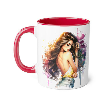 Vibrant Artist Accent Mug - Perfect for Coffee Lovers, Unique Gift Idea, Trendy Drinkware, Stylish Home Decor, Birthday or Celebration