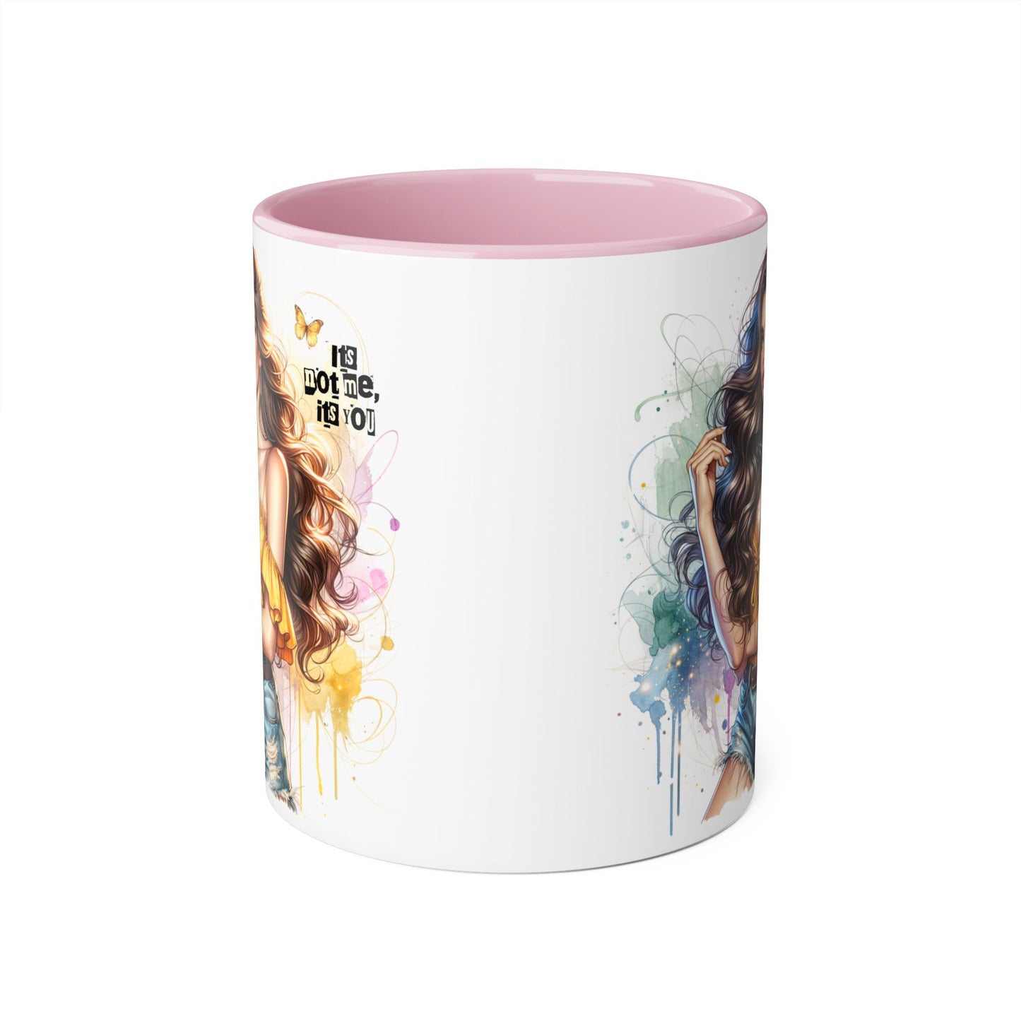 It's Not Me, It's You Humoristic Vibrant Accent Mug with Artistic Design, Perfect Gift for Coffee Lovers, Unique Home Decor, Personalized Beverage Cup, Cute Tea Mug