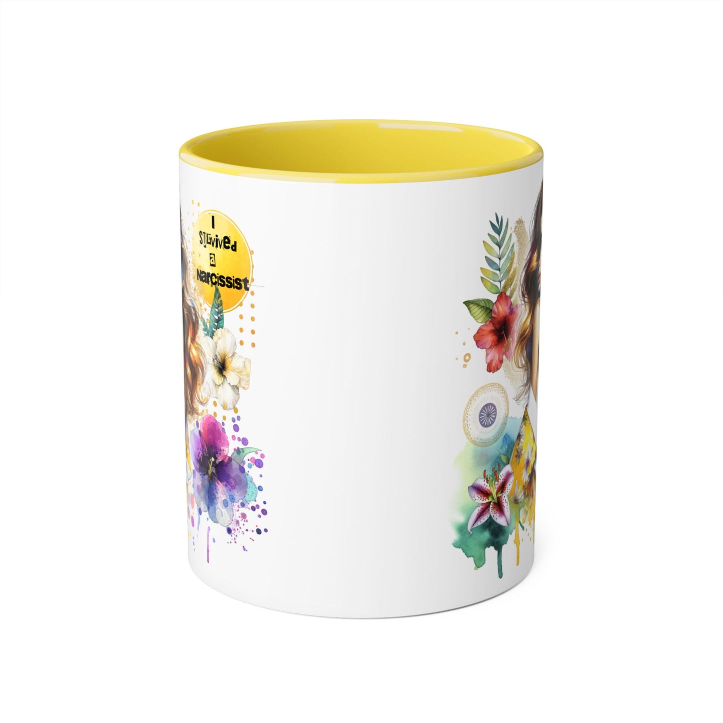 Vibrant Floral Art Mug – Perfect Gift for Mug Lovers, Home Decor, Coffee Lovers, Birthday Gift, Inspiring Drinkware