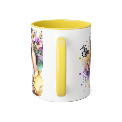 Mug - Not With Stupid Anymore Humoristic 11oz Accent Mug