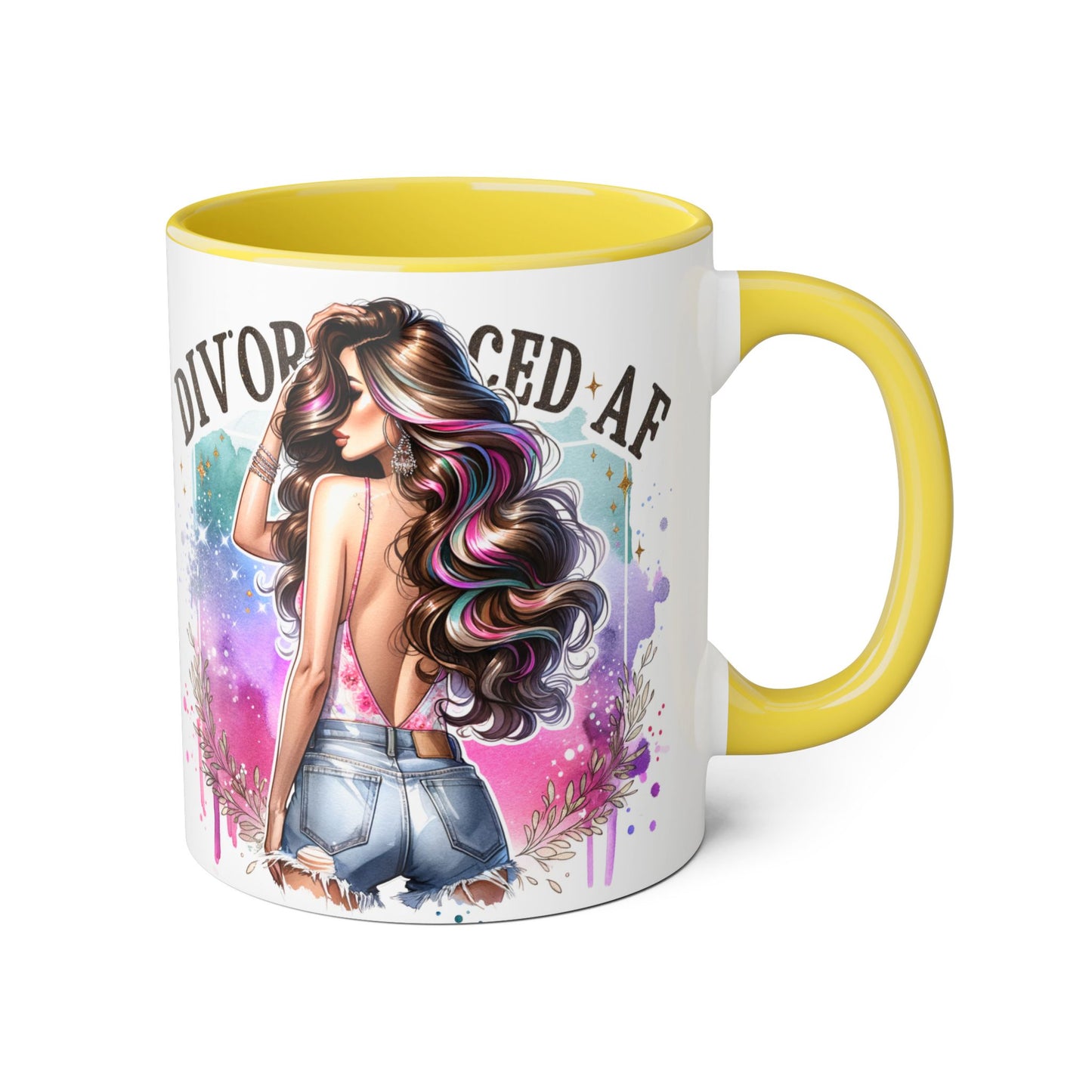 Mug - Divorced AF 11oz Accent Mug