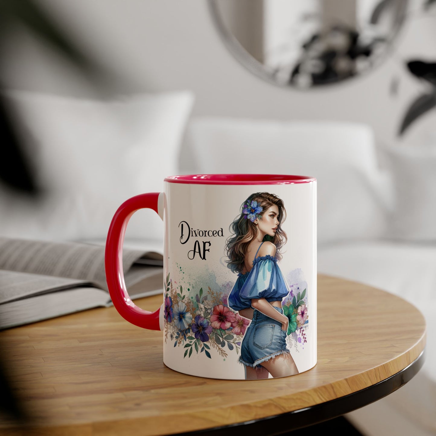 Divorced AF Accent Mug | Floral Design | Coffee Cup for Empowerment | Gift for Divorcees | Self-Care Mug | Celebrating New Beginnings [...]