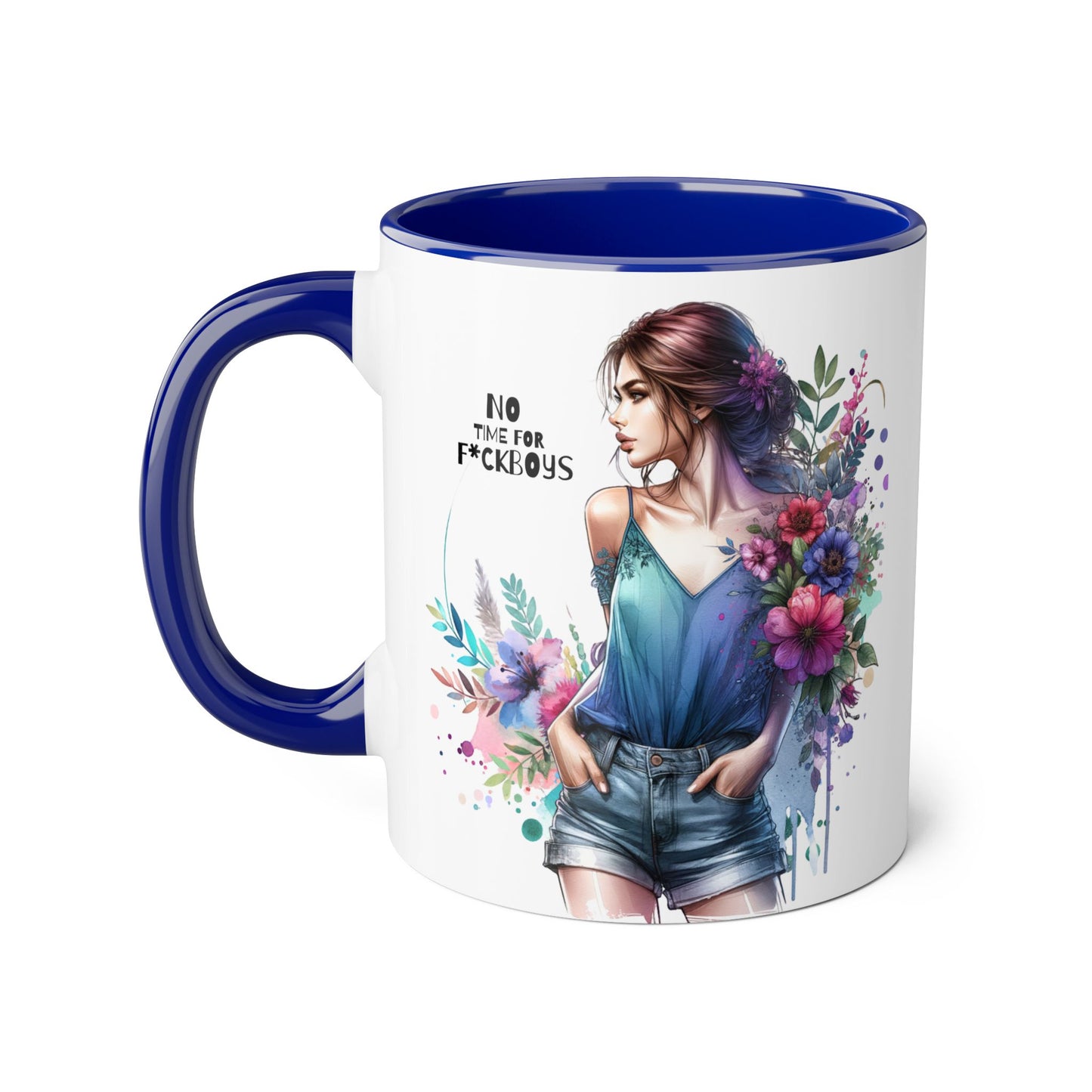 Funny Accent Mug - No Time For F*boys 11oz