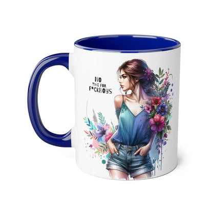 Funny Accent Mug - No Time For F*boys 11oz