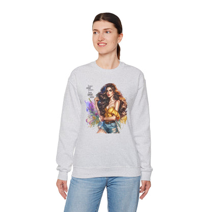 I Don`t  Make Mistakes, I Just Date Them Artistic Crewneck Sweatshirt - Perfect for Casual Outings, Gifts, Festivities, and Everyday Comfort, Featuring Colorful Designs