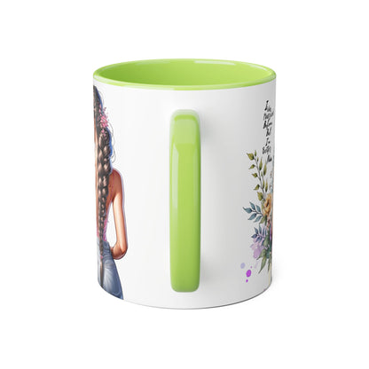 I Was Married Before But I'm Better Now Stylish Floral Accent Mug, Perfect Gift for Tea and Coffee Lovers, Unique Drinkware, Bridal Shower Gift, Inspirational Quote Mug