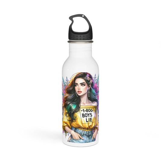 Stylish Stainless Steel Water Bottle with 1-800 Boys Lie Design, Trendy Drinkware for Teens, Birthday Gift, Eco-Friendly Bottles, [...]