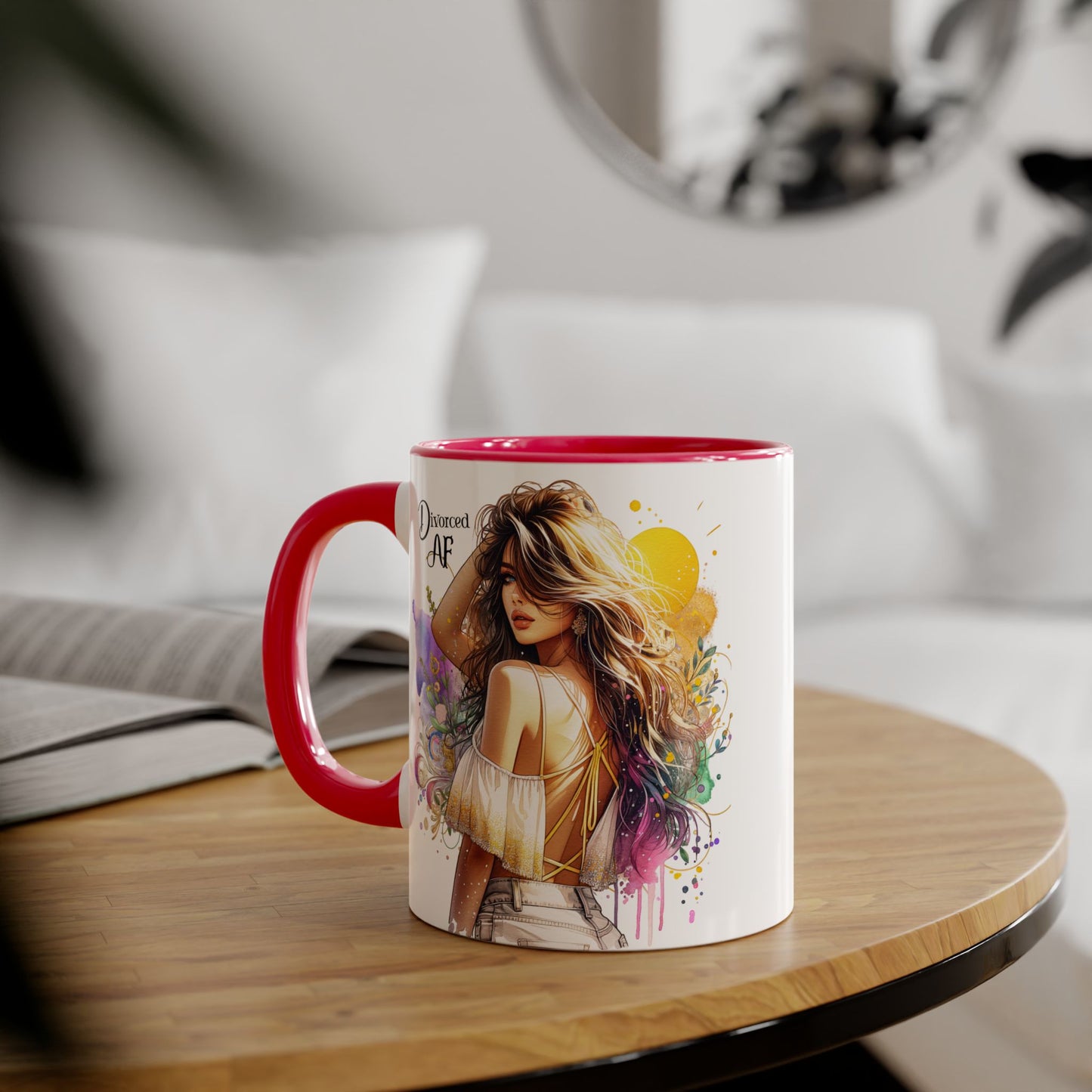 Dreamer Accent Mug, Inspirational Coffee Cup, Gift for Her, Fun Home Decor, Celebrate Your Dreams