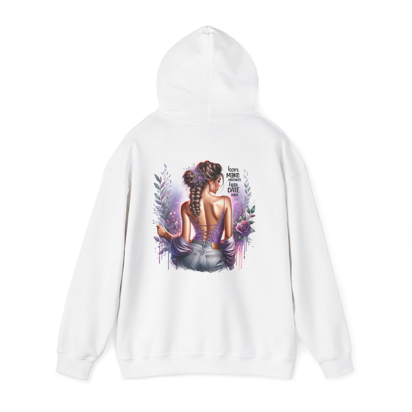 I Don`t Make Mistakes, I Just Date Them Elegant Goddess Sweatshirt | Cozy Unisex Hoodie for Art Lovers, Perfect Gift for Birthdays, Holidays, Celebrations, Self-Care