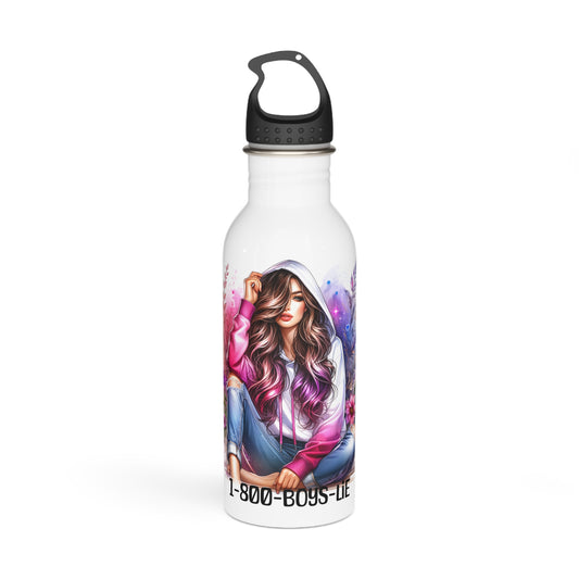 1-800-Boys-Lie Chic Stainless Steel Water Bottle with Artistic Design, Trendy Reusable Bottle, Eco-Friendly Gift, Perfect for College Students, [...]