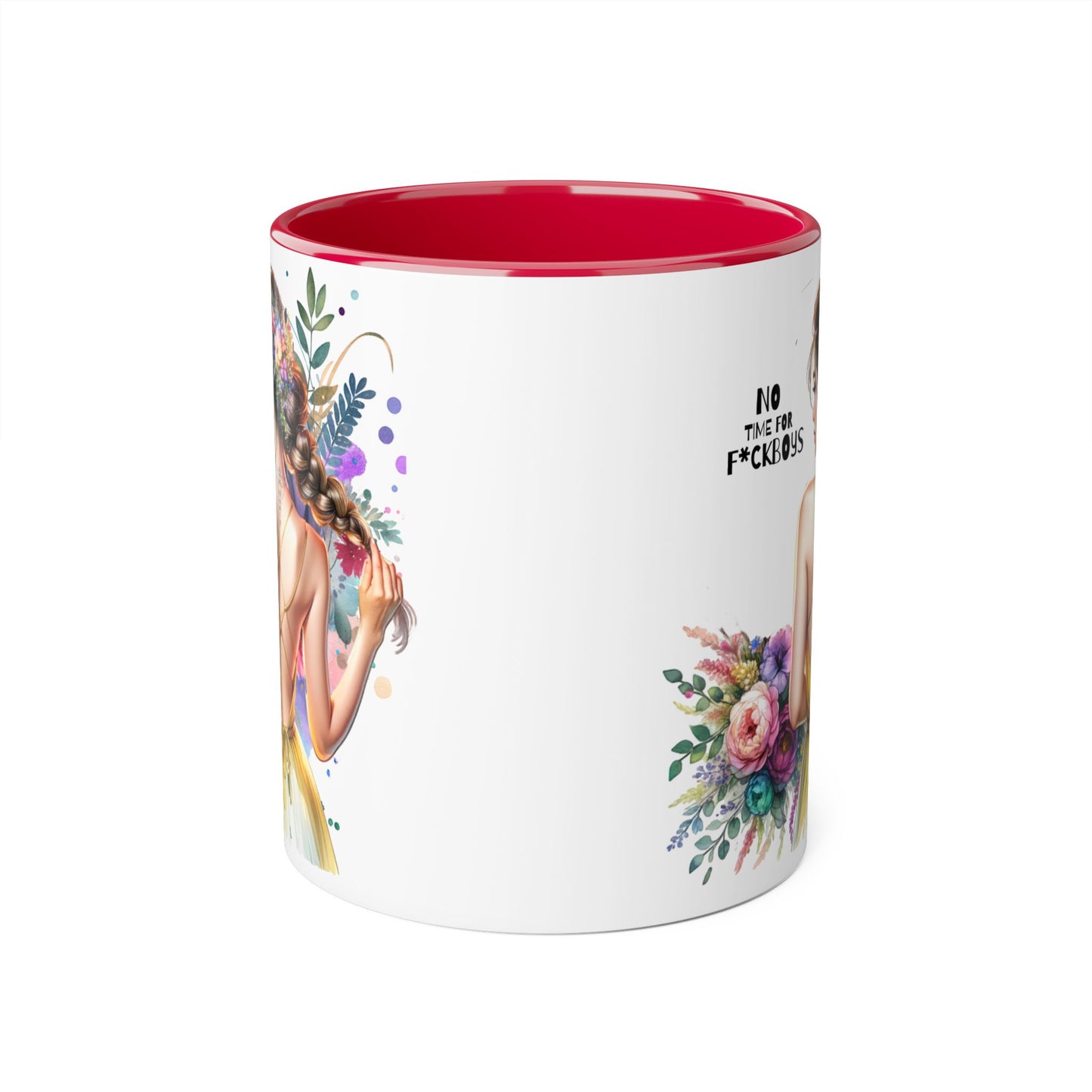 Funny Accent Mug - No Time For F*boys 11oz