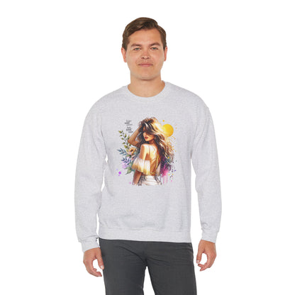 I Don`t  Make Mistakes, I Just Date Them Chic Floral Art Crewneck Sweatshirt, Cozy Gift for Her, Casual Wear, Fashionable Sweatshirt, Relaxed Style