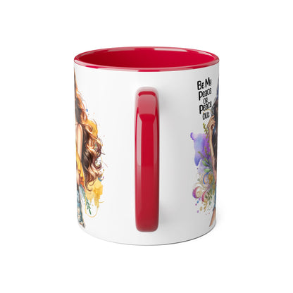 Mug - Be My Peace or Peace Out Accent 11oz